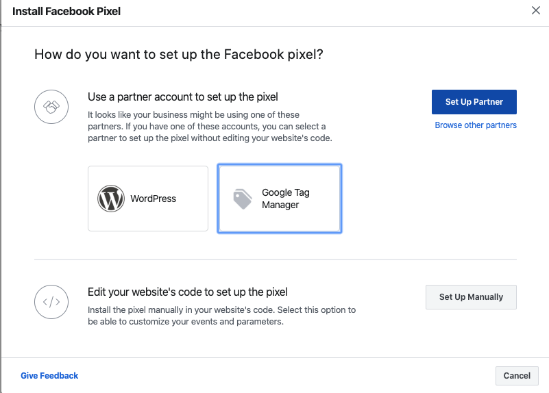 select-google-tag-manager