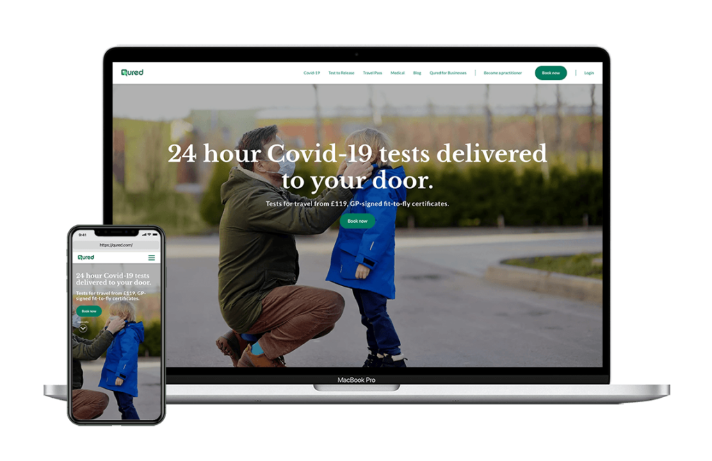 Qured on Desktop and Mobile