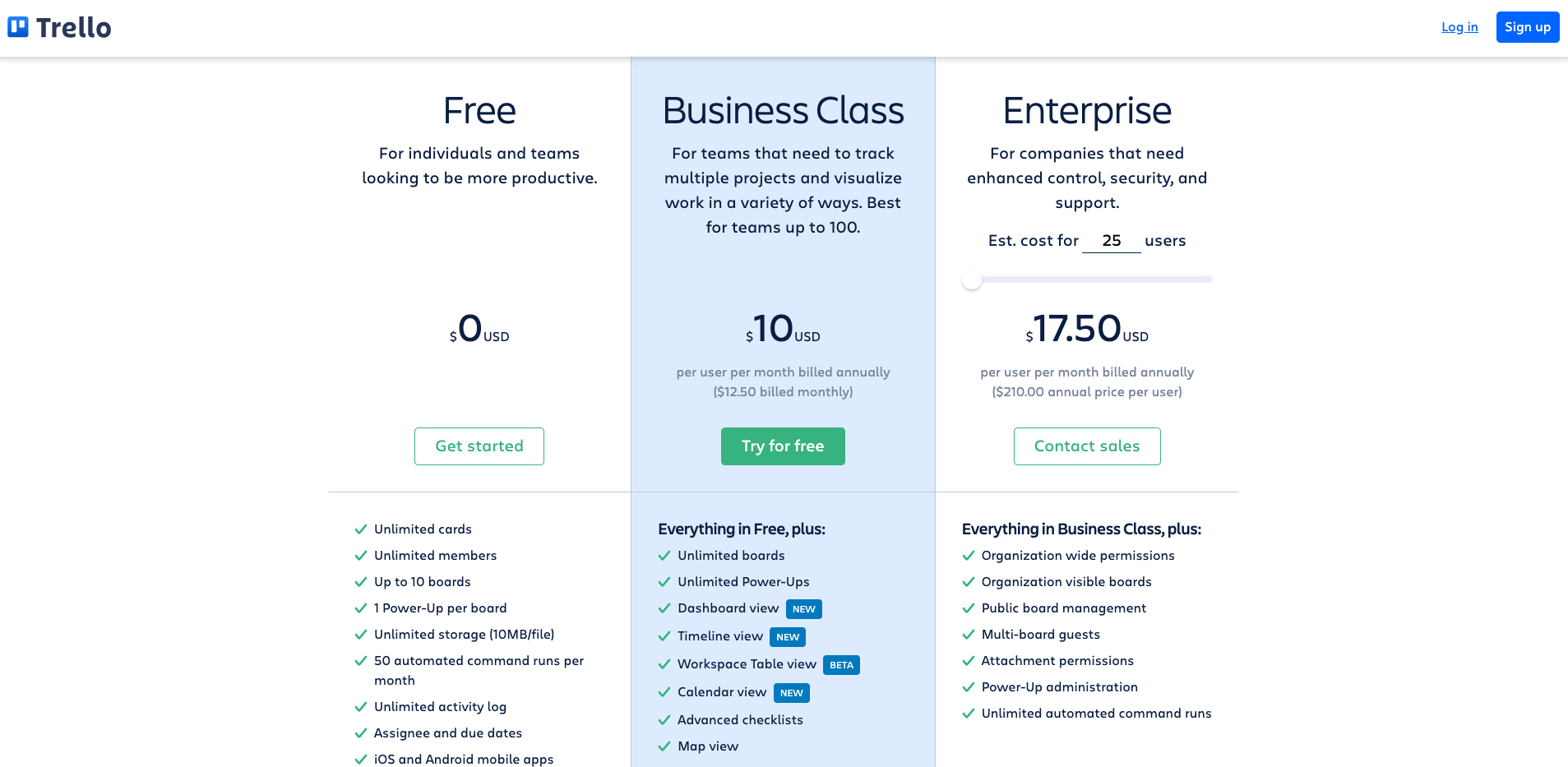 project-management-tools-trello-pricing